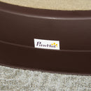 PawHut Foldable Pet Stairs 3 Steps with Non-slip Mats for Small Dogs, Brown