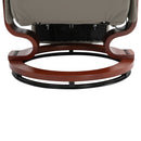 HOMCOM Ergonomic Office Recliner Sofa Chair PU Leather Armchair Lounger Grey