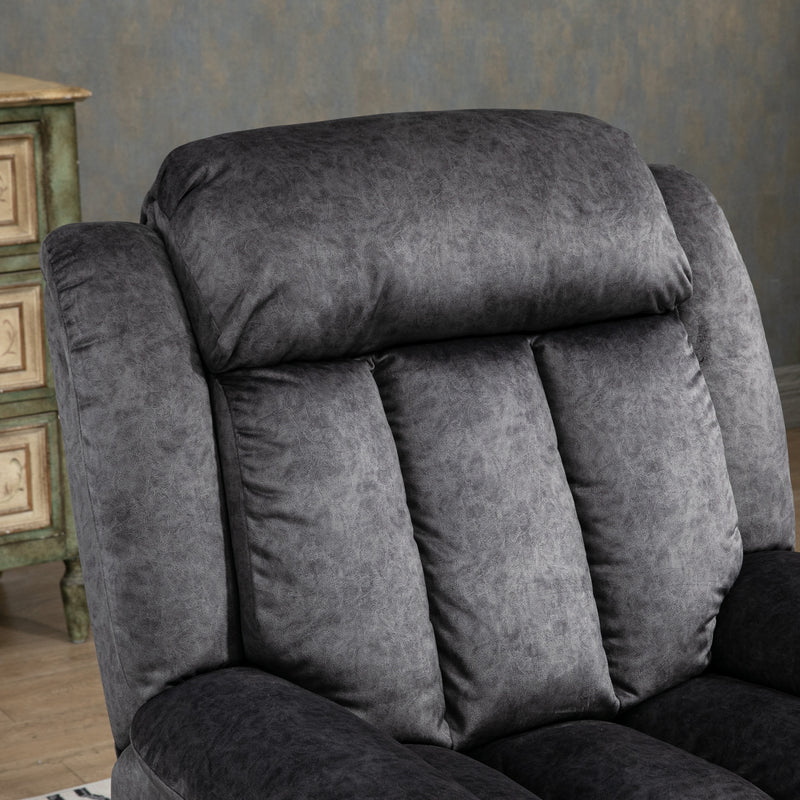 HOMCOM Power Lift Recliner Sofa Chair for Elderly with Remote and Side Pockets