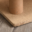 PawHut Four-Step Portable Dog Stairs with Washable Plush Cover, for Small Pets