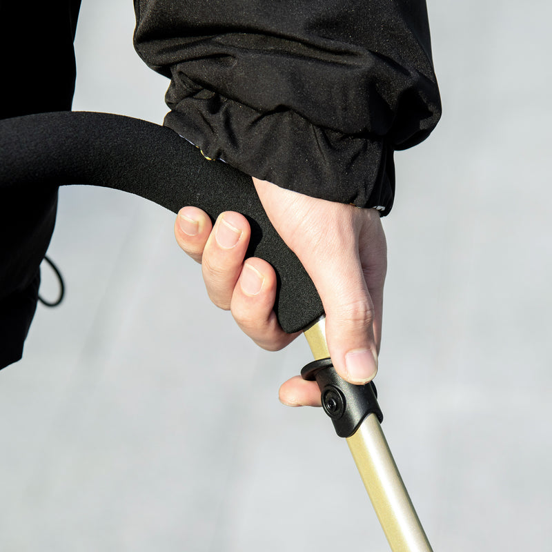 PawHut Detachable Pet Stroller with Rain Cover for Small and Tiny Dogs, Black