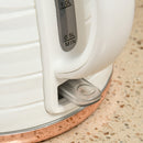 HOMCOM Kettle And Toaster Set 1.7L Rapid Boil Kettle & 4 Slice Toaster White