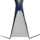 Outsunny Outdoor Gazebo Event Dome Shelter Party Tent For Garden Cream And Blue