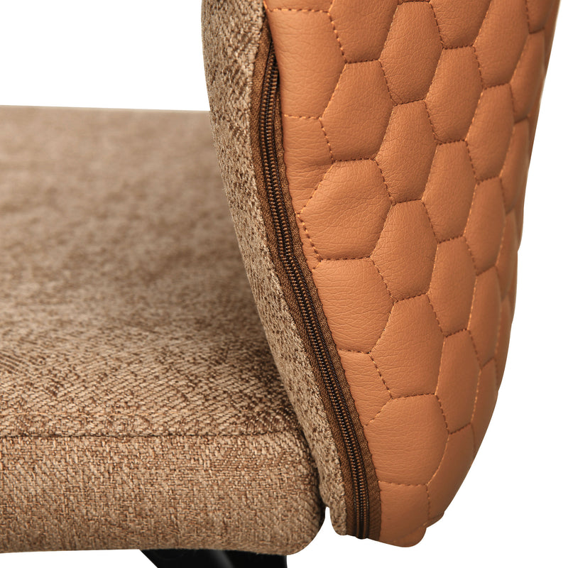 HOMCOM Bar Stools Set of 2, Upholstered Kitchen Stools with Back, Footrest