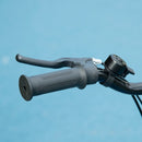 HOMCOM Folding Electric Scooter w/ LED Headlight, for Ages 7-14 Years - Blue