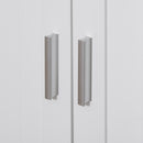 PawHut Wood Cat Litter Box Enclosure Furniture w/ Adjustable Interior Wall White