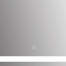 kleankin 80x60cm LED Bathroom Mirror Wall Mounted Vanity Light w/ Touch Switch