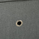 HOMCOM Clothes Rail, Metal Coat Stand, Garment Rack with 2 Fabric Storage Drawer