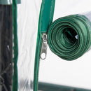 Outsunny Mini Greenhouse Outdoor Flower Stand PVC Cover Portable 69 x 49 x 193cm