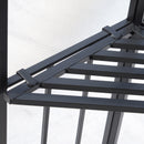 Outsunny 3x3(m) Outdoor Gazebo Patio Pavilion Canopy Tent w/ Netting & Shelf