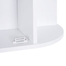 HOMCOM Wall Mounted Bathroom Cabinet w/ Mirror Single Door Storage Shelves
