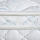 HOMCOM Single Mattress W/ Breathable Foam Pocket Innerspring 190cmx90cmx22.5cm