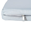 Outsunny 3PCs Rattan Garden Seat Cushions Pads for Patio Furniture, Grey