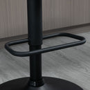 HOMCOM Bar Stools Set of 2, Adjustable Bar Chairs 360° Swivel for Kitchen Khaki