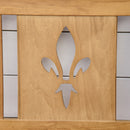 Outsunny 2 Seater Wood Garden Storage Bench Outdoor Storage Box Natural