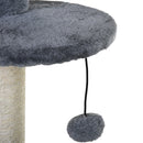 PAWHUT Cat Multi-Activity Tree Tower w/ Perch House Scratching Post Play Ball