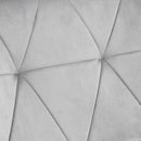 HOMCOM Set Of 2 Luxurious Velvet-Touch Bar Stools Metal Frame Footrest Grey