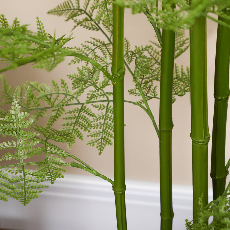 HOMCOM Potted Artificial Plants Asparagus Fern for Indoor Outdoor, 155cm