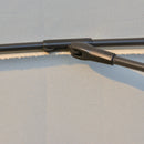 Outsunny 2.6m Round Curved Adjustable Parasol Outdoor Metal Pole Off-White