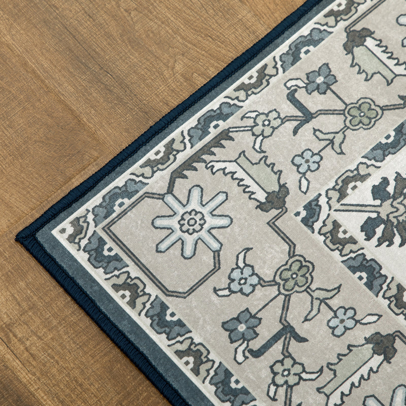 HOMCOM Area Rugs for Living Room Bedroom, Vintage Large Carpet, 80x150 cm