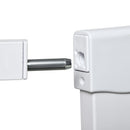 Pressure Fit Safety Gate for Doors, Dog Gate w/ Auto Close, 75-103 cm - White