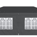 Outsunny 3 x 6m Pop Up Gazebo Height Adjustable Party Tent w/ Storage Bag Black