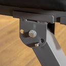 HOMCOM Adjustable Weight Bench Foldable with Barbell Rack and Dip Station