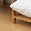 HOMCOM Bamboo Clothes Rail Garment Rack with 6 Tier Storage Shelf Hanging Rod