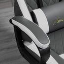 Vinsetto Racing Gaming Chair w/ Lumbar Support, Gamer Office Chair, Grey White