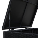 Outsunny 4Pcs Patio Rattan Sofa Garden Furniture Set Table w/ Cushions Black