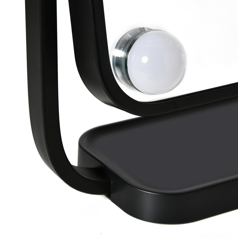HOMCOM Hollywood Vanity Mirror with Dimmable LED Bulbs, Memory Function Bedroom