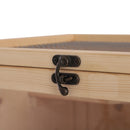 PawHut Hamster Cage Wooden Mouse Rodent Small Pet Animals Tall 5-Tier Play