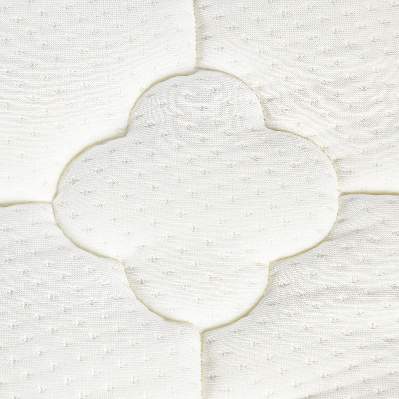 HOMCOM Single Mattress W/ Breathable Foam Pocket Innerspring 190cmx90cmx18cm