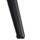 HOMCOM Set Of 2 Bar Stools Vintage Microfiber Cloth Tub Seats Padded Steel Brown