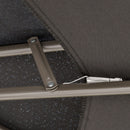 Outsunny 2.7m Cantilever Banana Parasol Outdoor Sun Shade w/ Crank, Black