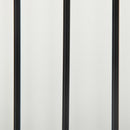 PawHut Foldable Wooden Pet Gate w/ 3 Panels 2 Support Feet for Small Dogs White