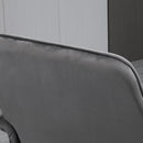 Vinsetto Swivel Computer Chair w/ Arm Modern Style Tufted Home Office Deep Grey