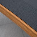 Outsunny Ergonomic Outdoor Chaise w/ Adjustable Back and Pillow for Garden Black