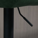 HOMCOM Bar Stools Set of 2, Adjustable Bar Chairs 360° Swivel for Kitchen Green