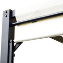 Outsunny 3 x 3m Pergola Metal Gazebo Outdoor Sun Shade Shelter Adjustable Canopy