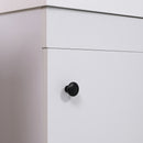 kleankin Bathroom Vanity Unit with Basin, Wall Mounted Wash Stand, White