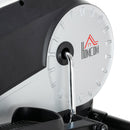 HOMCOM Elliptical Cross Trainer w/ Adjustable Resistance, LCD Monitor, Wheels