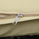 Outsunny 3 Pieces Rattan Patio Bistro Set 2 Chairs Coffee Side Table Set