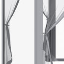Outsunny 3 x 3(m) Pop Up Gazebo Foldable Canopy Tent w/ Roller Bag, Grey
