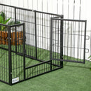 PawHut Heavy Duty 6 Panel Pet Playpen for Small Dogs, 82.5-150 x 61cm