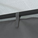 Outsunny 3 x 3m Garden Metal Gazebo Sun Shade Shelter Outdoor Party Tent