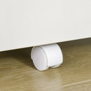 Vinsetto Mobile Filing Cabinet Lockable File Cabinet A4 Size W/ 2 Drawers White