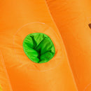 Outsunny Kids Bouncy Castle with Slide Pool Basket Gun Climbing Wall W/ Blower