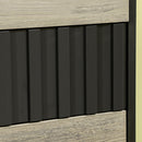 HOMCOM Chest of Drawers, 4 Drawer Storage Cabinet Organiser Bedroom, Grey
