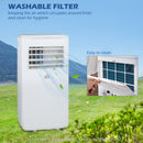 HOMCOM 9,000 BTU Portable Air Conditioner Unit With WiFi Smart App, 20m²